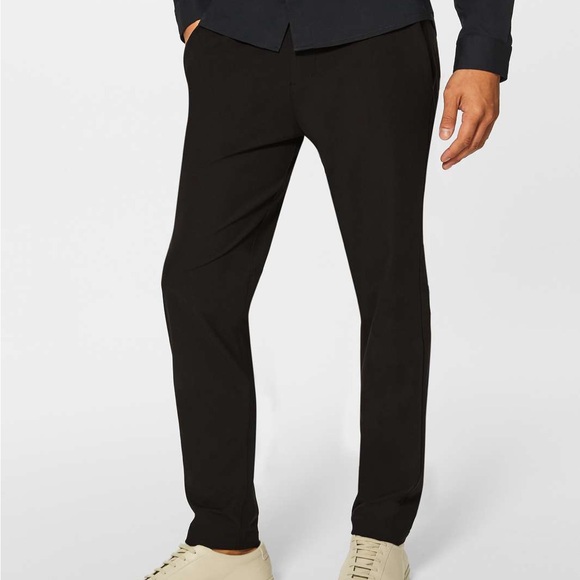 lululemon athletica Men's Sleek Black Trousers
